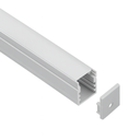 Perfil U Gris 15 x 15 x 3 MT Aluminio con Difusor (2)