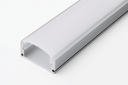 Perfil U Gris 17 x 7 x 3 MT Aluminio con Difusor (Micro) (2)
