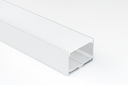 Perfil U Gris 30 x 20 x 3 MT Aluminio con Difusor (2)