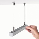 Kit de Suspensión para Perfiles Inoxidable con Cablee de 1.5 MT KLUS 42658NI (2)