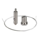 Kit de Suspensión para Perfiles Inoxidable con Cablee de 1.5 MT KLUS 42658NI (3)