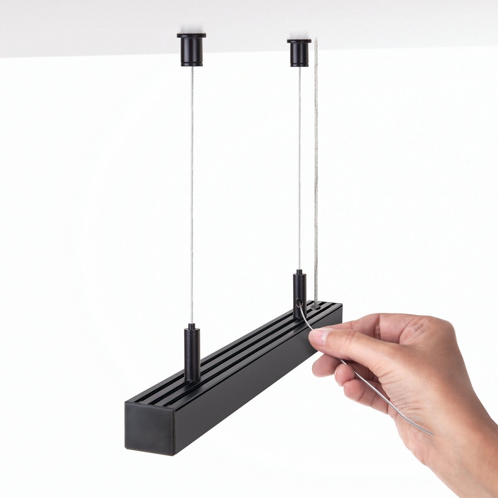 Kit C28231L07 de Suspendido Negro con Cable de 1.5 MT KLUS (2)