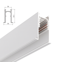 Riel Magnético Externo T2510 WH LAIKO 2 MT 31*42 mm Recesado Blanco (2)