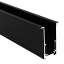 Riel Magnético Externo L20-P BK “LARKO” 3 MT Recesado Negro (2)