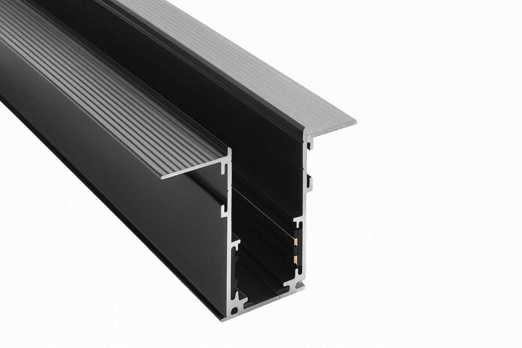 Riel Magnético Externo T2210C Negro de Masillar 300*62L X 62,6W X 46,7 H (2)