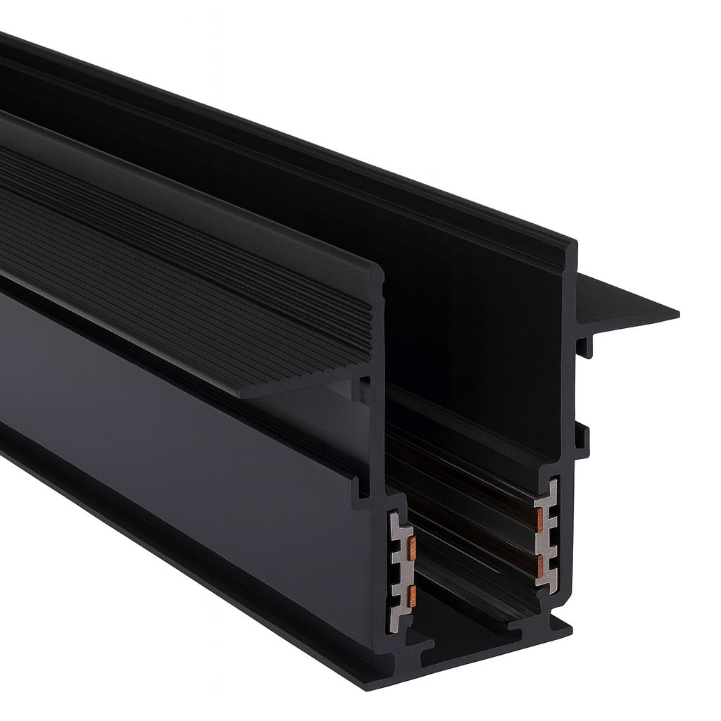 Riel Magnético Interno K20A 2 MT Negro (2)