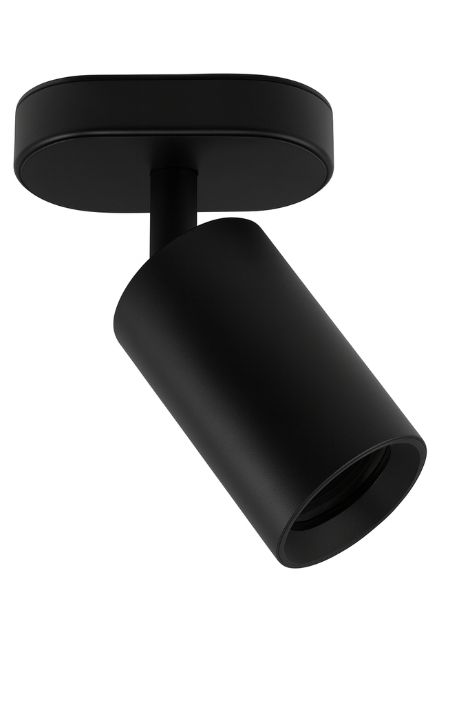 Foco Superficie GU-10 TS138S-1 BK Negro Acero 110*70*165 mm (2)