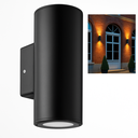 Aplique E-27 BY-B5010B PAR 20 Negro 300*108 2-E-27 IP44 (PAR-30) (2)