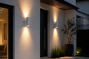 Aplique GU-10 TS10-2 Blanco IP-65 UP/Down Redondo PC EVOLIGHT (3)