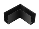Unión Magnético L Horizontal T3303L para Riel Exterior 5MM 50*50*25 para Riel T3510D Negro (2)