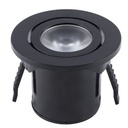 Empotrable Mini 1w 3000K LCG0620-1 BK Ø negra Ø 30MM 30° 100-240V (2)