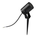 Lampara de jardin GU-10 LDC0830A-GU10 aluminio c/puya 248 mm IP-65 negra (3)