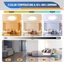 Panel Superficie 12W CCT 170 MM 960 LM B29720 ROOMLUX (3)