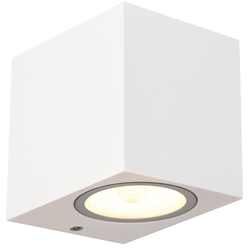 Aplique GU-10 GS53S-1 WH Down 60X155 Blanca EVOLIGHT IP-65 Aluminio (2)
