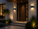 Aplique 6W 3000K B72710-2X3W Cubo BK NEGRO 100-240V IP-65 Roomlux (2)