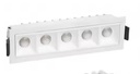 Empotrable lineal DOTS 10W 3000K BLANCO dimiable 139X37mm 15° 85-265V recesada BY-G2011 2X5 0-10V (2)