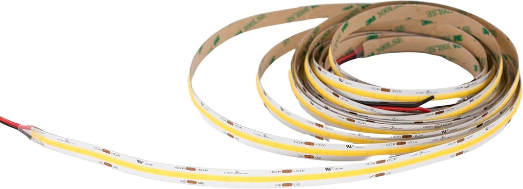 Cinta 2700K 24V 9w COB 5.00MM SQ312LC1-5MM 10MTS 3M IP-20 CRI-90 (2)