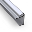 Perfil 30.5 x 11.5 x 3 MT Negro de Borde de Aluminio (2)