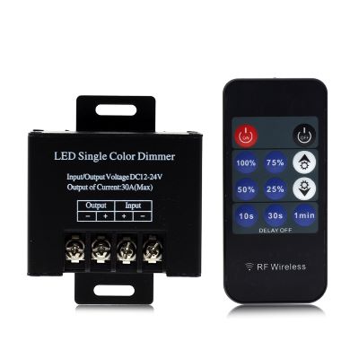 Dimmer 360w Inalámbrico LED 12-24V 30A con 11 Funciones de Control Remoto (2)