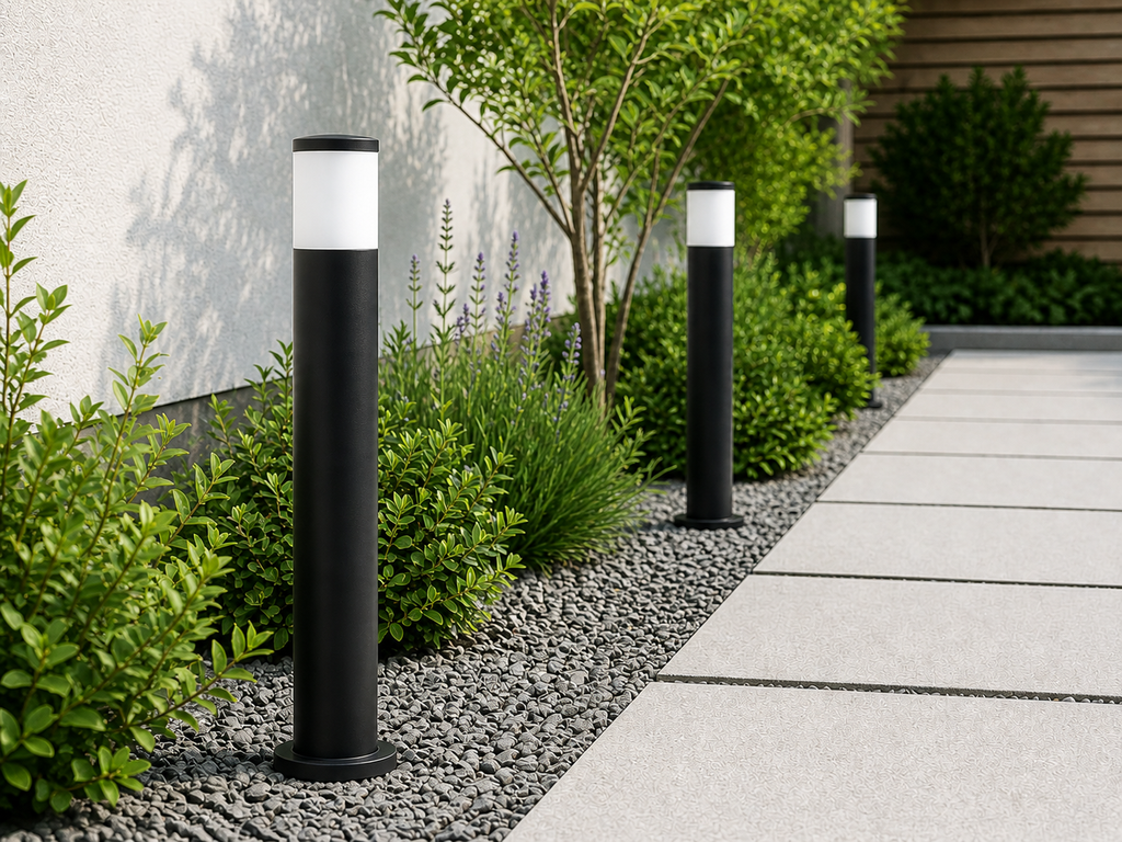 Baliza E-27 JT-15312 Negro G-45 60 mm * 400 mm Aluminio con Puya (2)