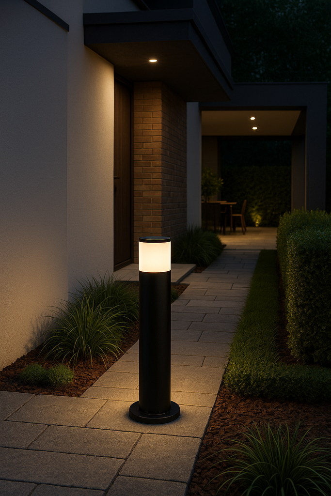 Baliza E-27 JT-15312 Negro G-45 60 mm * 400 mm Aluminio con Puya (4)