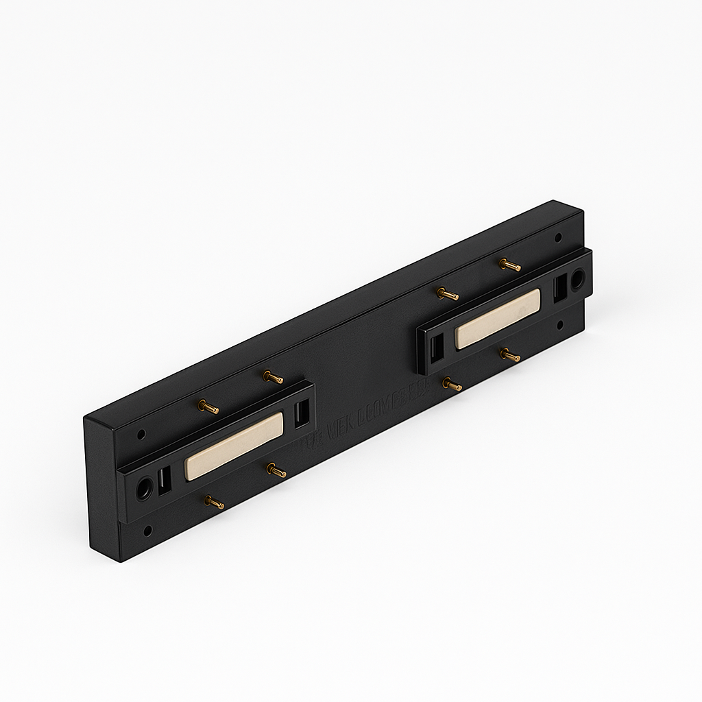 Conector Recto T23A03 BK Magnético para Riel T2510 123*26*11mm Negro ULTRA (2)