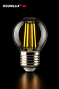 Bombillo 2W 3000k E-27 B70104 Vintage G-45 3000K Clear 110V-130V ROOMLUX (2)