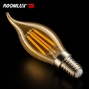 Bombillo 4W 3000k E-12 Vintage T/Vela CA-35 B70157 Dimiable 110V-130V ROOMLUX Ambar (2)