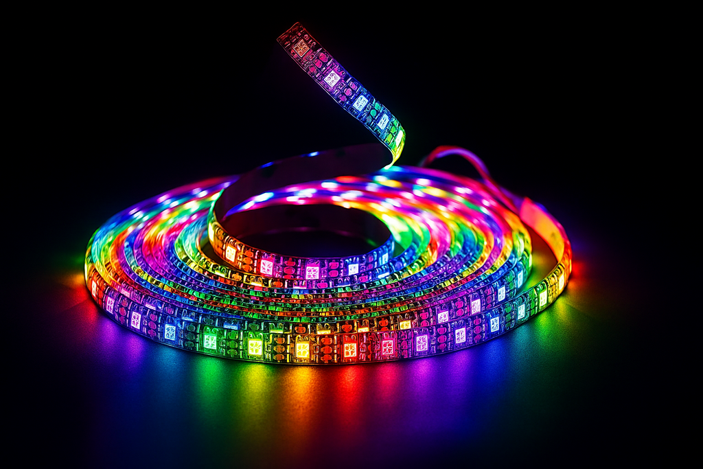 Cinta 12W RGB 12V SH60LA1-ECO 5 mt 60 led/mts IP-20 10 mm (2)