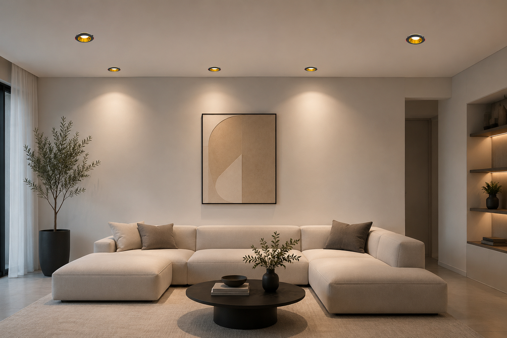 Empotrable Basculante GU-10 CS63 Recesada PLAST. NG/SG Ø 75MM (85*36) EVOLIGHT (4)
