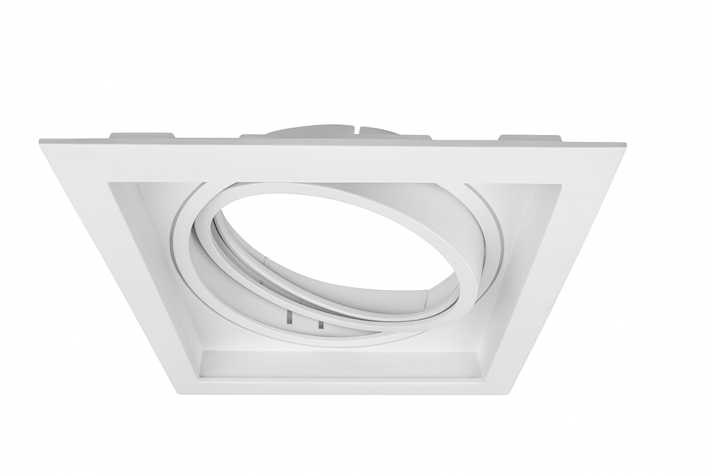 Empotrable Basculante GU-10 TS135 AR-111 WH (Blanca) 160X160MM (170*170) PC (2)