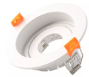 Empotrable Basculante GU-10 TS30S Recesada WH Blanca 65 mm (75x45) PC EVOLIGHT (MR-11) (2)
