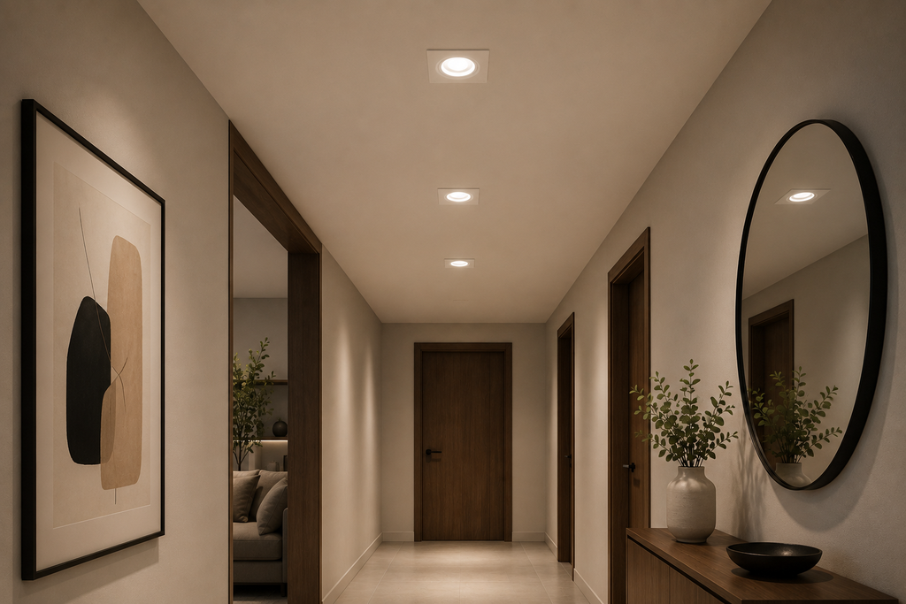 Empotrable Basculante # LED B27372 3" 5w 6000K WH Blanca Plástica ROOMLUX (3)