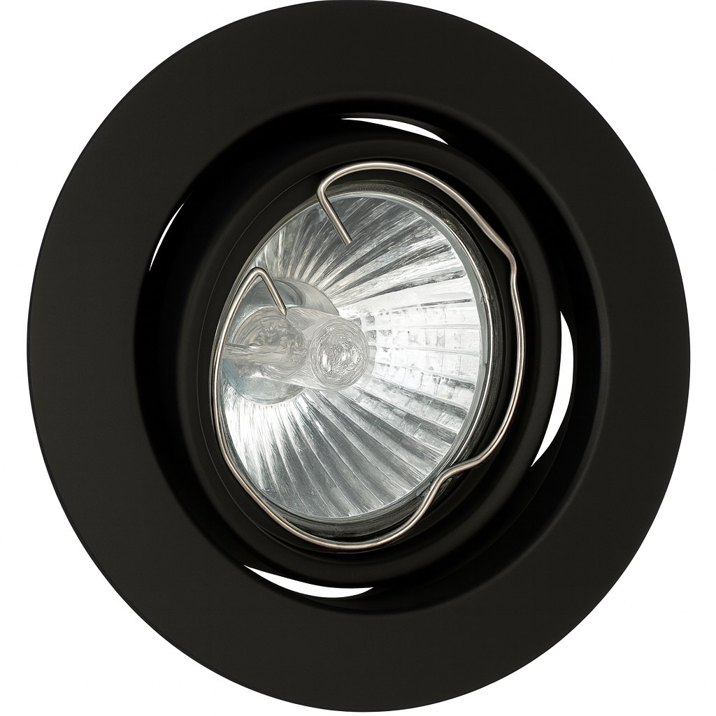 Empotrable Basculante MR-16 147/04 BK Negro Mate 75 mm G5.3 de Aluminio Troll (2)