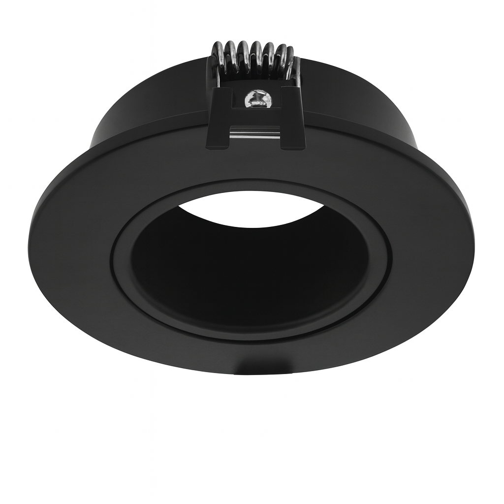 Empotrable Basculante Ø CS62 GU-10 Plástica 90 MM (Hueco de 75MM) Negro EVOLIGHT (2)