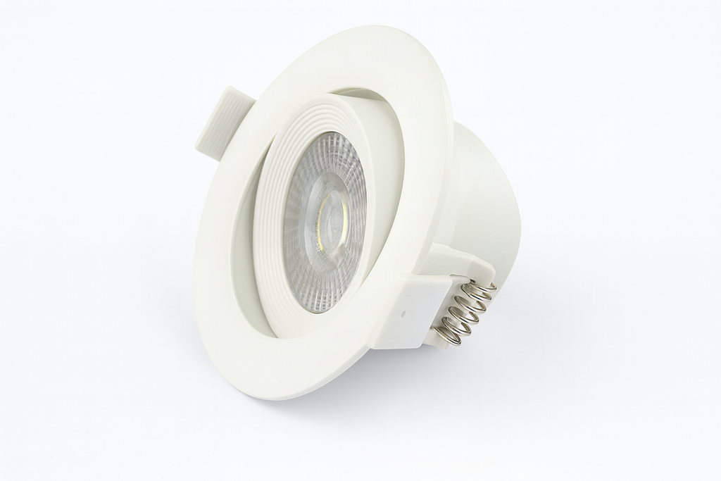 Empotrable Basculante Ø LED B23770 3" 5w 3000K Blanca Plastica ROOMLUX (2)
