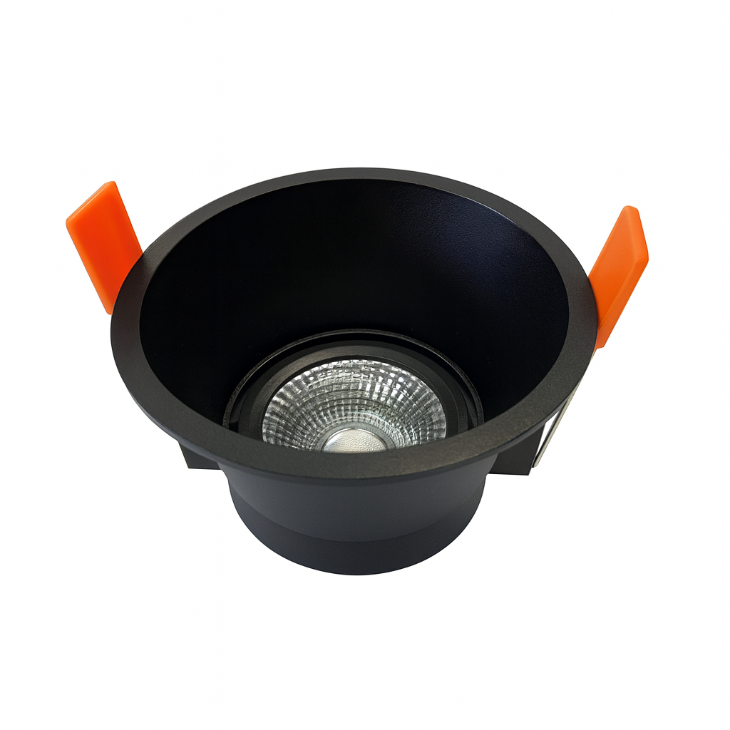 Empotrable Basculante 5w 3000k L6130C-5 BK PC Recesada 94mm (80mm) Negra 380 LM (2)