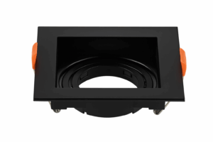 Empotrable Basculante GU-10 TS71S BK Recesada Negro # 90 mm (100x100x37) ALUMINIO EVOLIGHT (2)