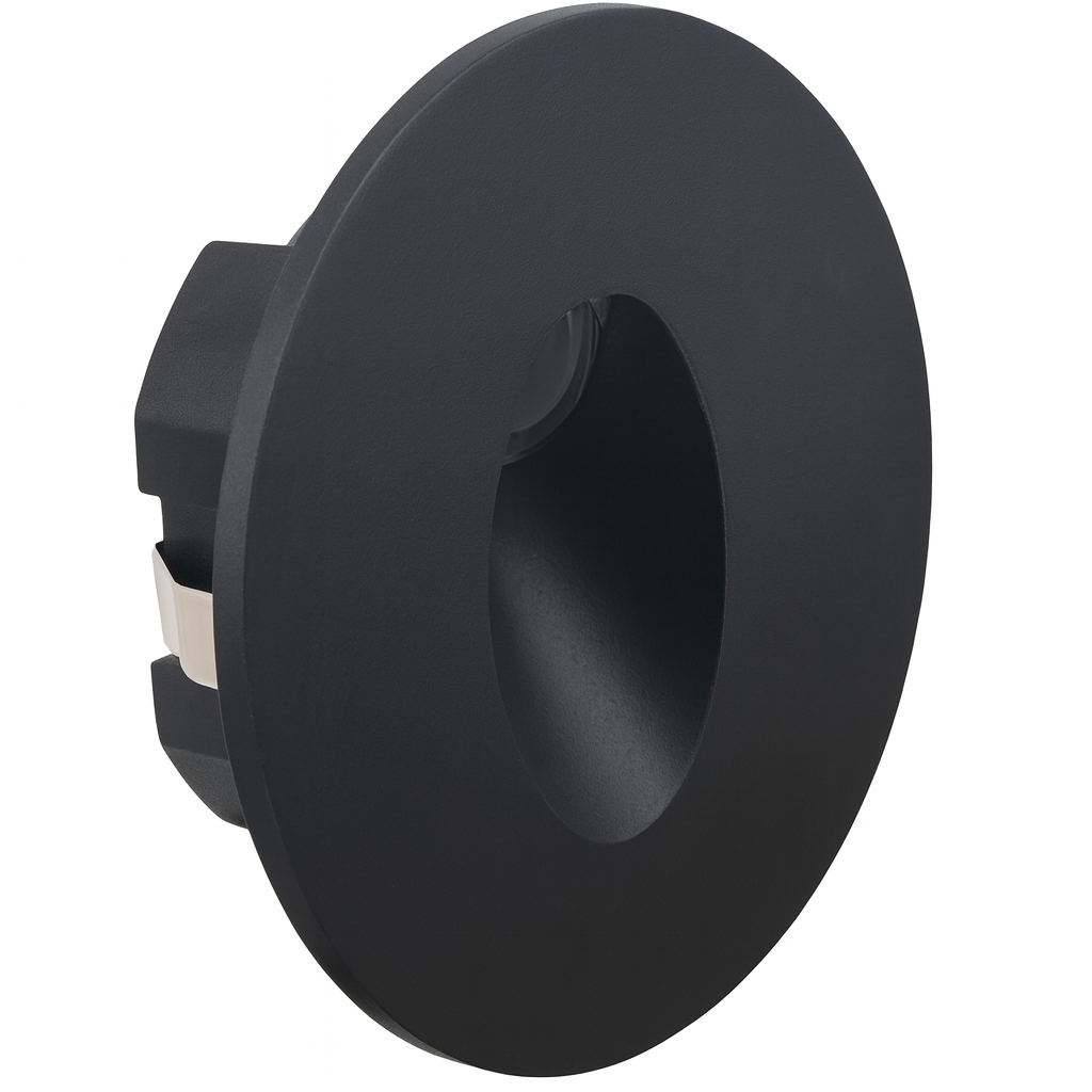 Empotrable Escalera 2W 3000K LBD3210-2 BK led 48*61.5 IP-65 85 LM Negro (3)