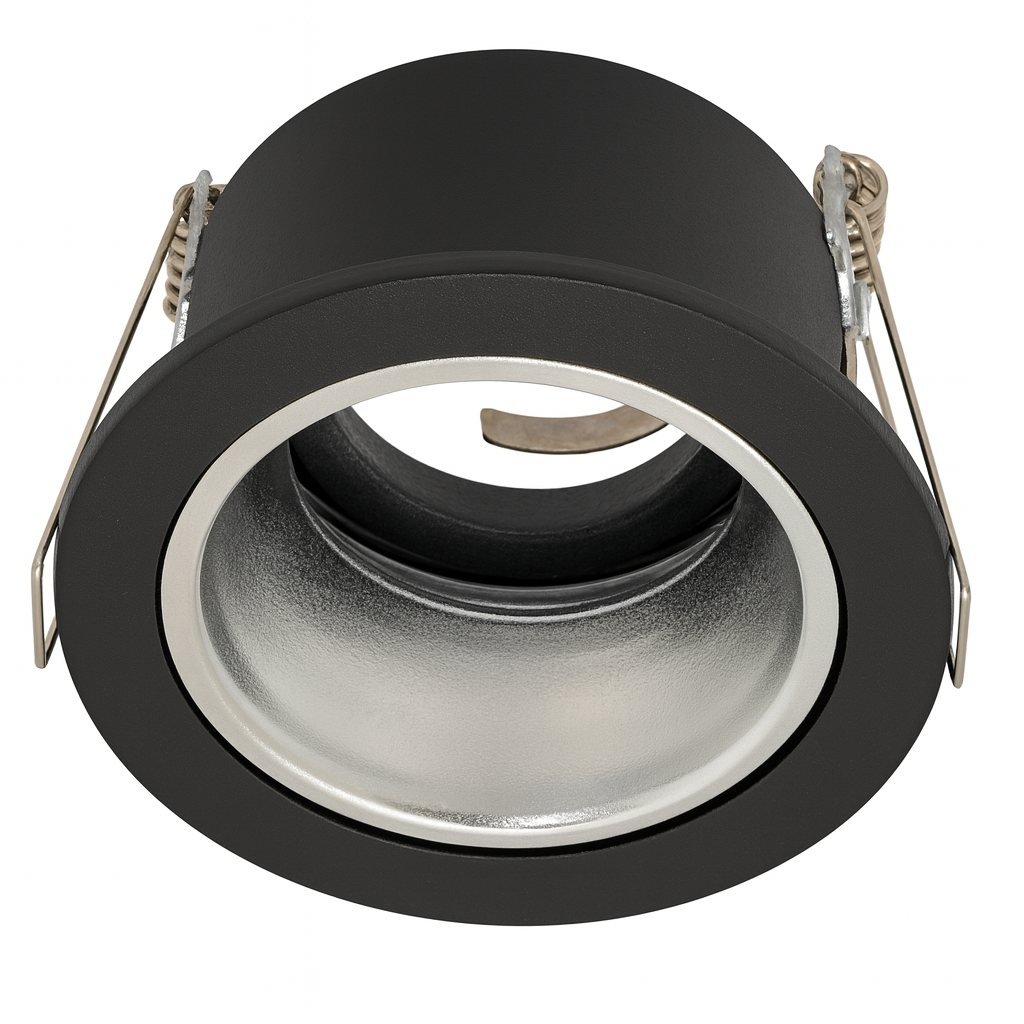 Empotrable Basculante MR-16 CS57-B G5.3 Recesada NS, Negro Ø 80 mm (90*53.5) EVOLIGHT (2)