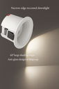 Empotrable 20W 6000k YR-95-20 95 mm Recesada 85-265V CRI-90 Blanco (2)