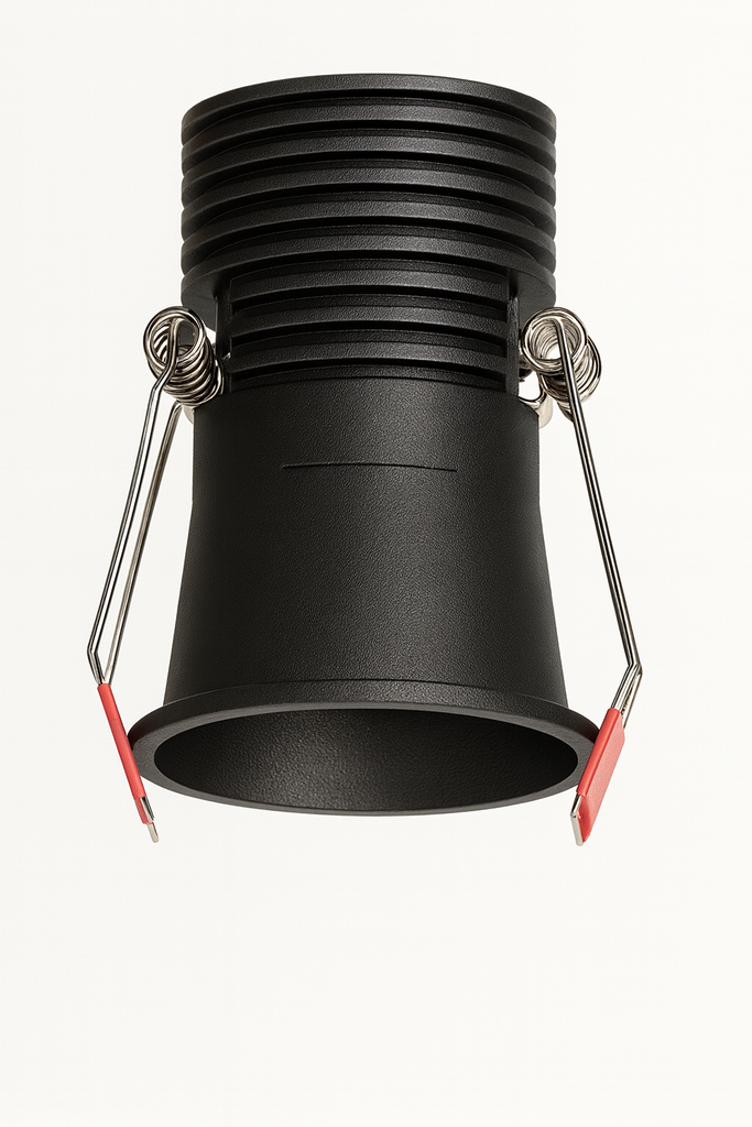 Empotrable Mini 12w LCS7260-12 BK Recesada LED Ø 3000K Negra Ø 50MM (60*82) 30° 100-240V (2)