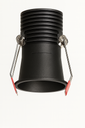 Empotrable Mini 12w LCS7260-12 BK Recesada LED Ø 3000K Negra Ø 50MM (60*82) 30° 100-240V (2)