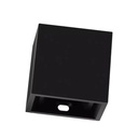Aplique 2W 3000K Mini Cubo LCW3420-2 BK 50*40Mmm Negro 100-240V EVOLIGHT IP-65 (2)