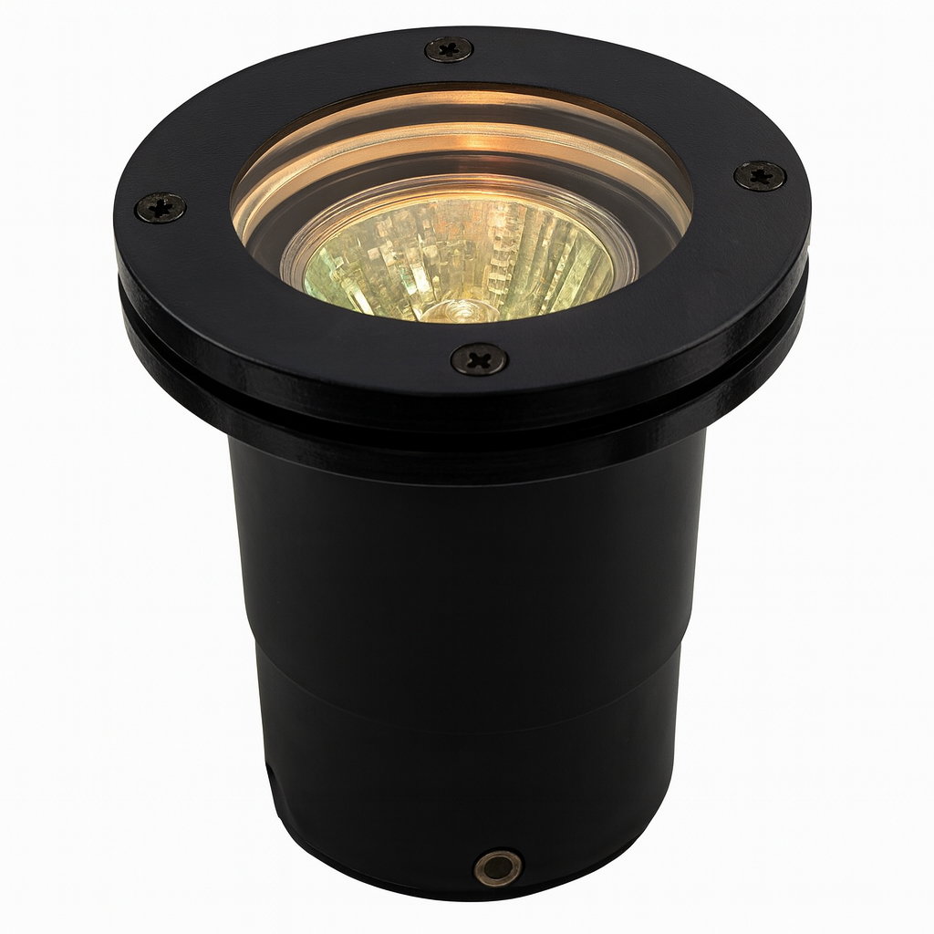Empotrable Piso G5.3 JT-15604B MR-16 IP-65 Cuerpo de Aluminio Negra (2)