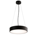 Lampara Suspendida Redonda 24W 3000K 400x70mm Negro 100-245V IP20 1920lm (2)