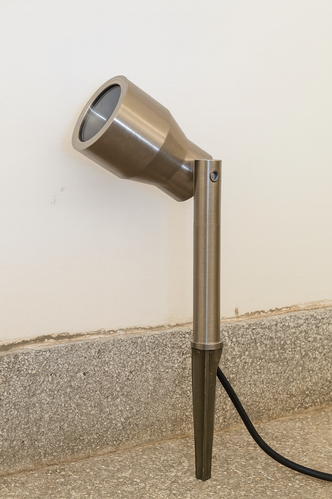 Lampara de Jardín GU-10 JT-15103 SS Acero Inoxidable 316L Marino con Puya (outlet) (2)
