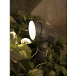 Lampara de jardin gu-10. JT-15125 BK proyector de jardín aluminio c/puya plástica color negro (5)