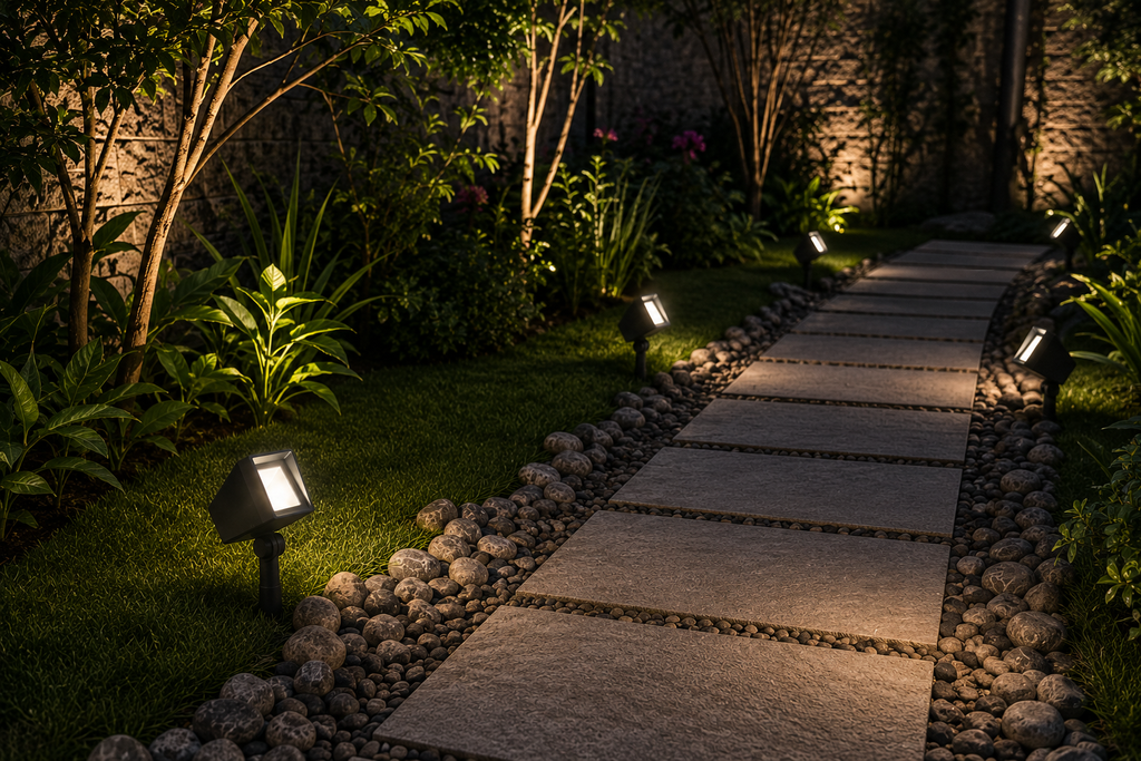 Lampara Reflector 20W 3000K JT-15188 C/Puya 90º para Jardín 100-240V (3)