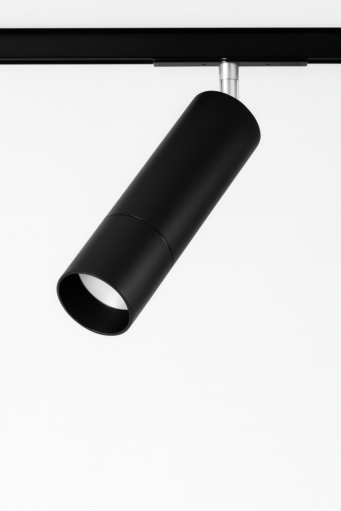 Foco Riel B30330B BK 12W 3000K LED 24º Negro 960LM 60*200 mm 2 Contactos (2)